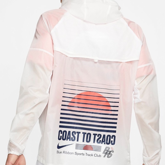 Nike Blue Ribbon Sports Unisex Windrunner Running Jacket CJ4502-100 (White) - Picture 8 of 8